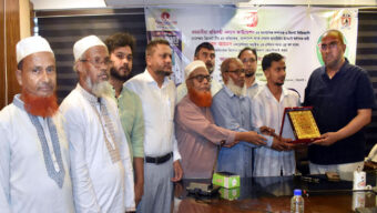 সিলেটে রহমানীয়া প্রতিবন্ধী কল্যাণ ফাউন্ডেশনের সংবর্ধনা