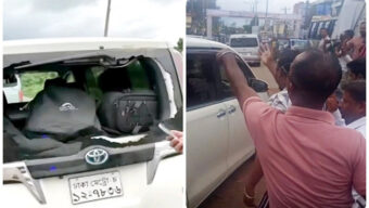 সিলেট গোলাপগঞ্জে সারজিসদের গাড়িতে হামলা, ‘ভুয়া ভুয়া’ স্লোগান