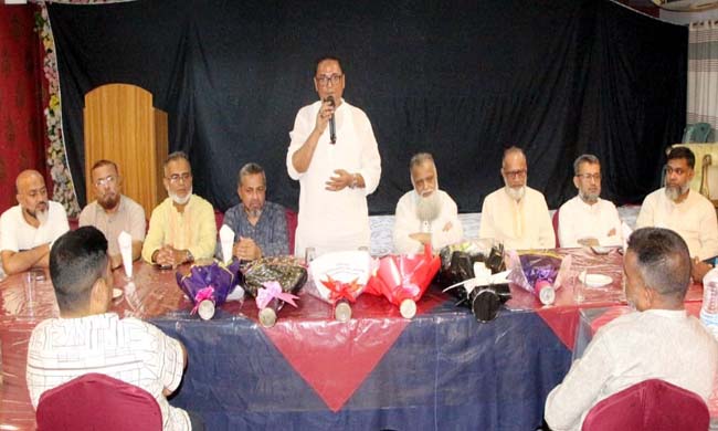 বাংলাদেশ দোকান মালিক সমিতি সিলেট জেলা ও ব্যবসায়ী নেতৃবৃন্দের সংবর্ধনা