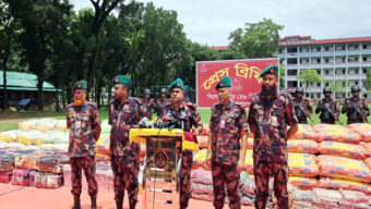 সিলেটে বিজিবির বিশেষ অভিযানে আড়াই কোটি টাকার ভারতীয় অবৈধ পণ্য জব্দ