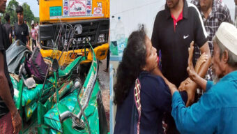 সিলেট ওসমানীনগরে দুর্ঘটনায় একই পরিবারের ৩ জনসহ নিহত ৪-স্বজনদের আহাজারি