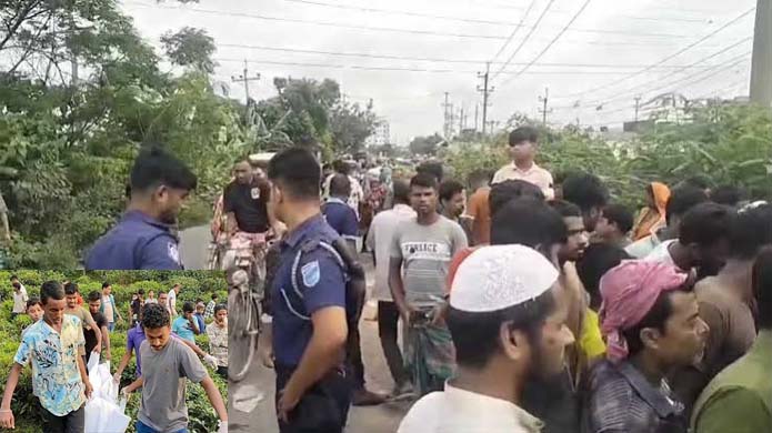 মাথিউড়া চা বাগানে গাছে ঝুলছিল যুবক-যুবতীর মরদেহ
