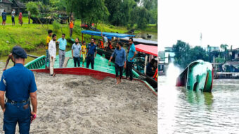 গোয়াইনঘাটে অবৈধ পাথর উত্তোলনের অভিযোগে টাস্কফোর্সের অভিযান, আটক ৮