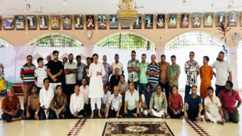 শুভ জন্মাষ্টমী উপলক্ষে কয়েস লোদী, মিফতাহ সিদ্দিকী ও ইমদাদ চৌধুরীর সাথে পুজা উদযাপন কমিটির মতবিনিময়