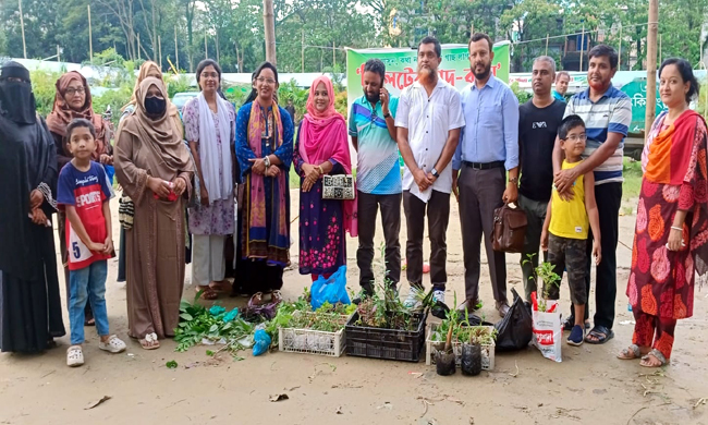 বৃক্ষ মেলায় ‘সিলেটের ছাদ কৃষি’ গ্রুপের উদ্যোগে সৌখিন কৃষকদের মিলনমেলা
