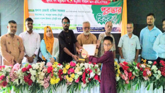 জুলাই গণঅভ্যুত্থানের বর্ষপূর্তিতে আলোর অন্বেষণের সাধারণ জ্ঞান প্রতিযোগিতার পুরস্কার বিতরণ