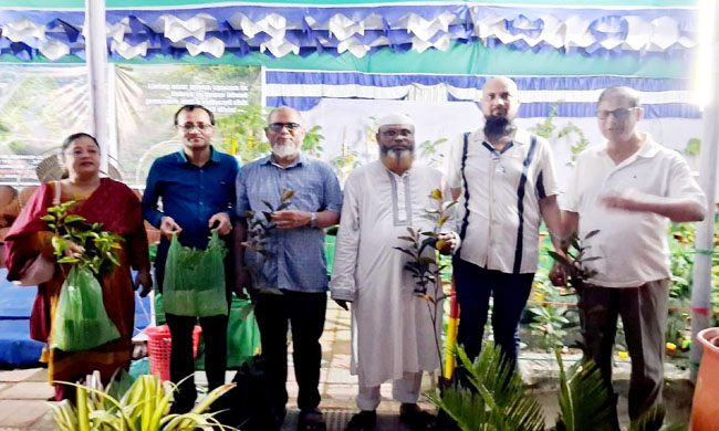 সিলেটে এসএসসি ’৯১-এর বৃক্ষমেলা পরিদর্শন ও বৃক্ষরোপণ কর্মসূচির উদ্বোধন