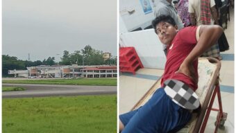 সিলেট ওসমানী আন্তর্জাতিক বিমানবন্দরে এয়ারগানের অনাকাঙ্ক্ষিত ফায়ারে ক্লিনার আহত