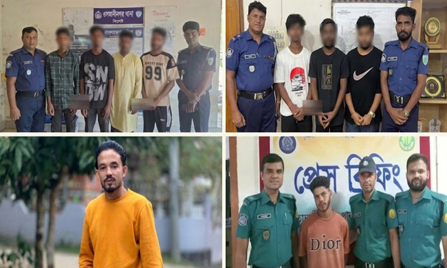 সিলেটে ২ দিনে ছাত্রলীগের ৯ নেতাকর্মী আটক