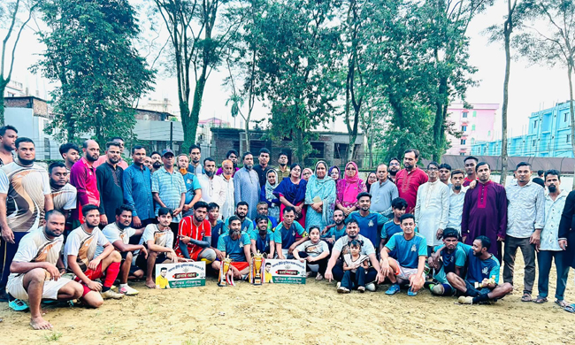 মরহুম বাদশা আহমদ-এর স্মরণে আয়োজিত ‘বাদশা স্মৃতি প্রীতি ফুটবল ম্যাচ সম্পন্ন