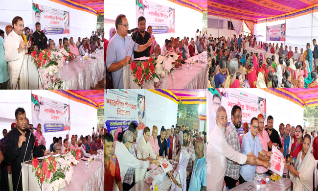 সম্প্রীতির উৎসবে মানবিকতার ছোঁয়া, সিলেটে ৫০০ পরিবারের পাশে আজিজ খান সজিব
