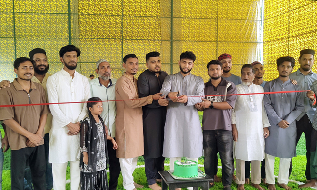 দক্ষিণ সুরমার পারাইরচকে ‘স্ট্রাইক হাউজ ইনডোর ফুটবল মাঠ’-এর উদ্বোধন