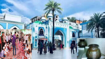 ৫ম বারের মতো প্রকাশ্যে গণনা হচ্ছে সিলেট শাহজালাল (র.) মাজারের টাকা