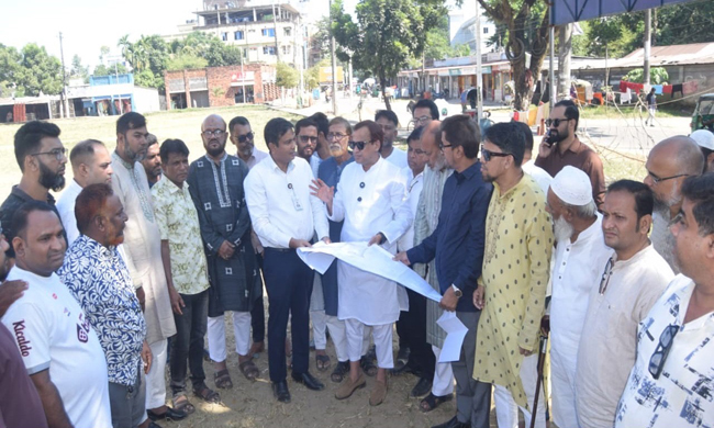 শাহজালাল উপশহর খেলার মাঠ পরিদর্শনে সিউক