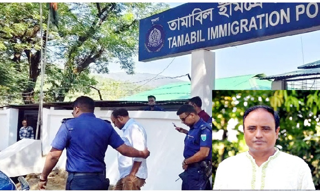 ভারত যাওয়ার সময় জৈন্তাপুর উপজেলা আওয়ামী লীগের সভাপতি গ্রেপ্তার