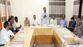 গোলাপগঞ্জে শিক্ষকের উপর হামলার প্রতিবাদে বাশিস সিলেট জেলা ও মহানগর কমিটির প্রতিবাদ সভা